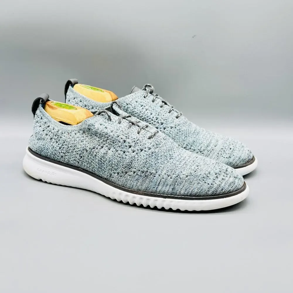 Cole Haan Shoes Mens Size 10 Blue Knit Grand OS OriginalGrand Oxford Lightweight